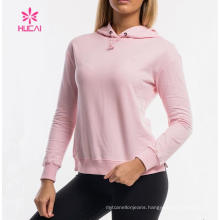 Women Workout Custom Hoodie Sweatshirts Fitness Shirt